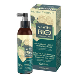 Venita Bio Natural Care Anti Hair Loss ziołowa kuracja przeciw wypadaniu i siwieniu włosów 200ml