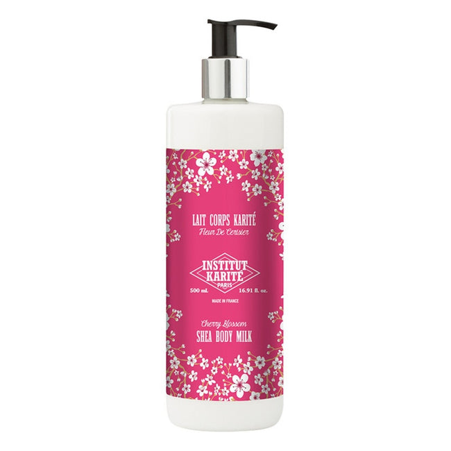 Institut Karite Shea Body Milk mleczko do ciała z masłem Shea Kwiat Wiśni 500ml
