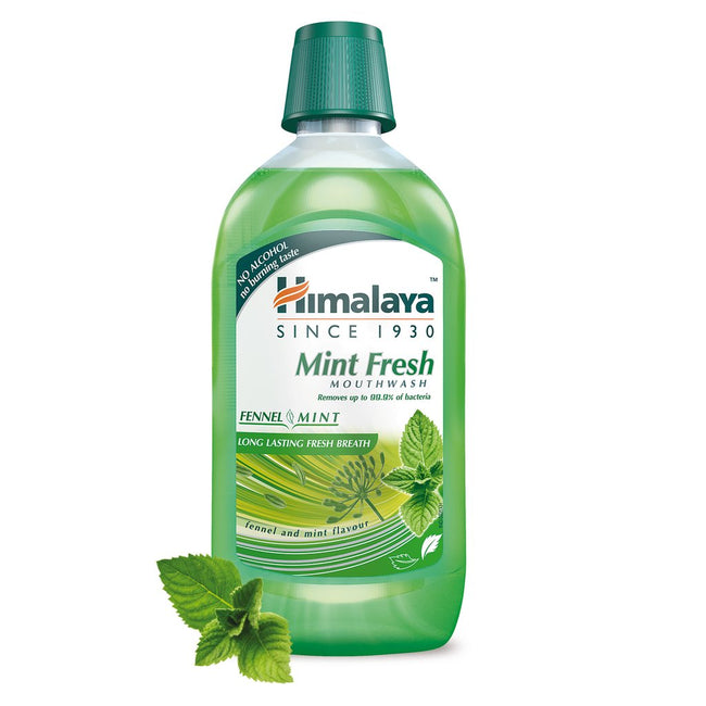 Himalaya Mint Fresh odświeżający płyn do płukania jamy ustnej 450ml