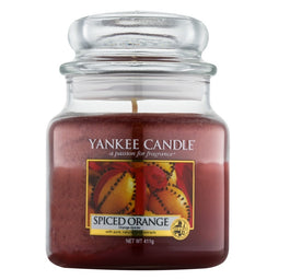 Yankee Candle Świeca zapachowa średni słój Spiced Orange 411g
