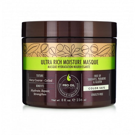 Macadamia Professional Ultra Rich Moisture Masque nawilżająca maska do włosów grubych 236ml