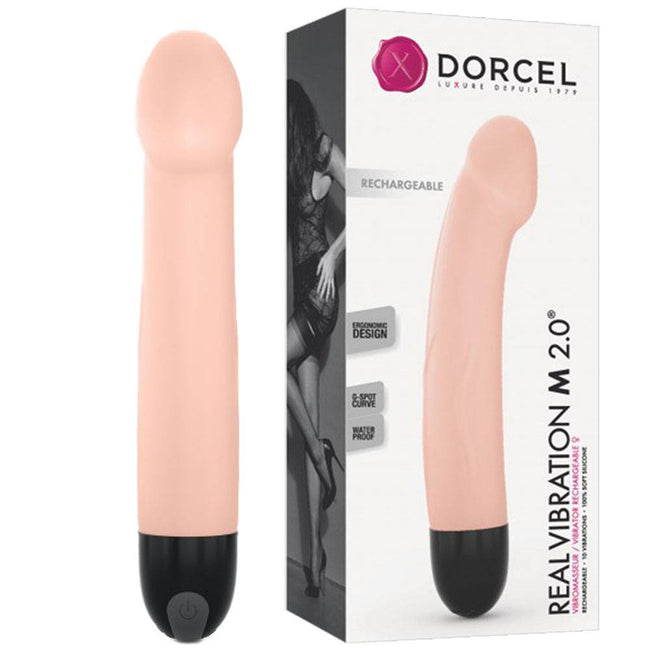 Marc Dorcel Real Vibration M 2.0 realistyczny silikonowy wibrator Flesh