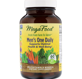 Mega Food Men's One Daily suplement diety dla mężczyzn 60 tabletek