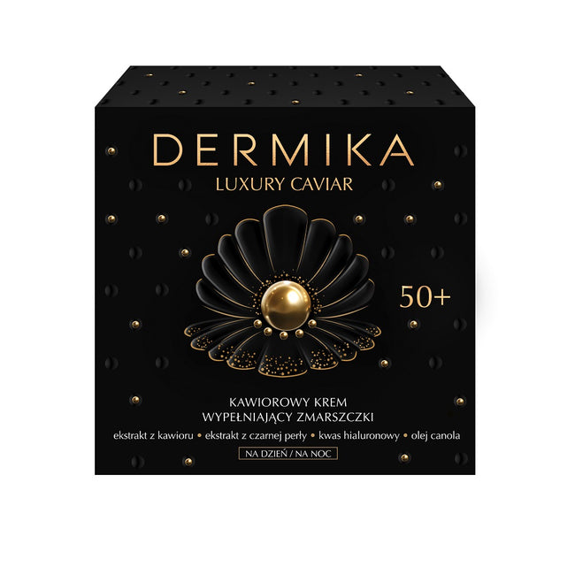 Dermika Luxury Caviar 50+ kawiorowy krem wypełniający zmarszczki na dzień i noc 50ml