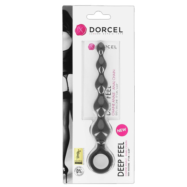 Marc Dorcel Deep Feel antyalergiczne korale analne Black