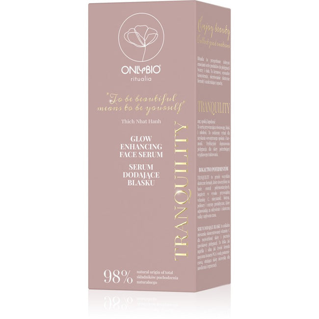 OnlyBio Ritualia Tranquility serum do twarzy dodające blasku 30ml