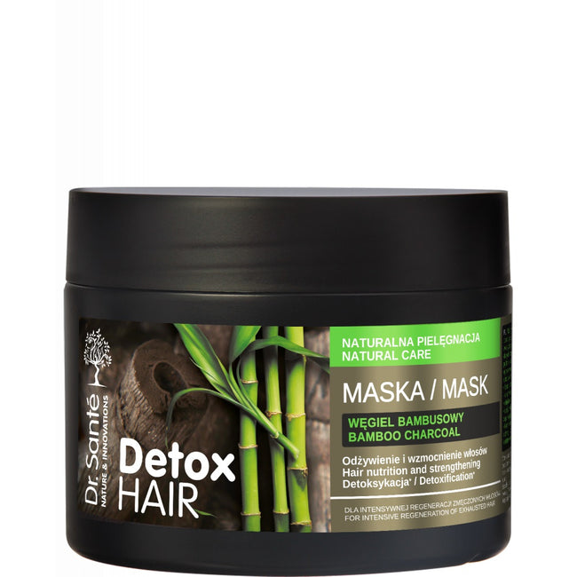 Dr. Sante Detox Hair Mask regenerująca maska do włosów Węgiel Bambusowy 300ml