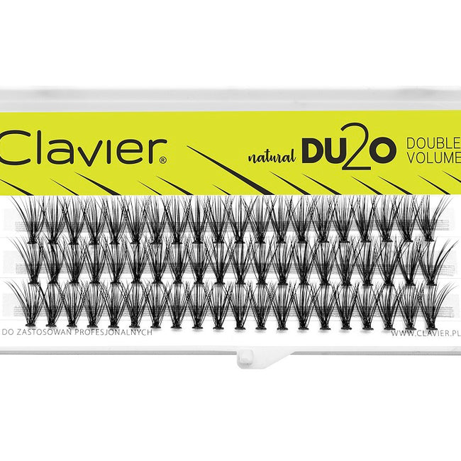 Clavier DU2O Double Volume kępki rzęs 13mm