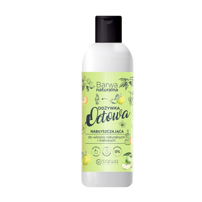 Barwa Naturalna octowa odżywka nabłyszczająca do włosów naturalnych i matowych 200ml