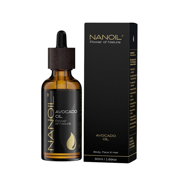 Nanoil Avocado Oil olejek z awokado do pielęgnacji włosów i ciała 50ml