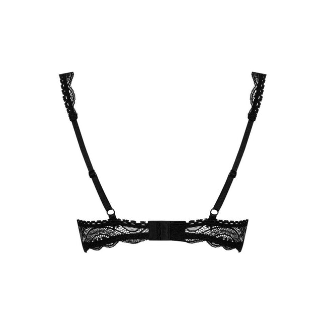 Obsessive Miamor Half-Bra kuszący półbiustonosz Black L/XL