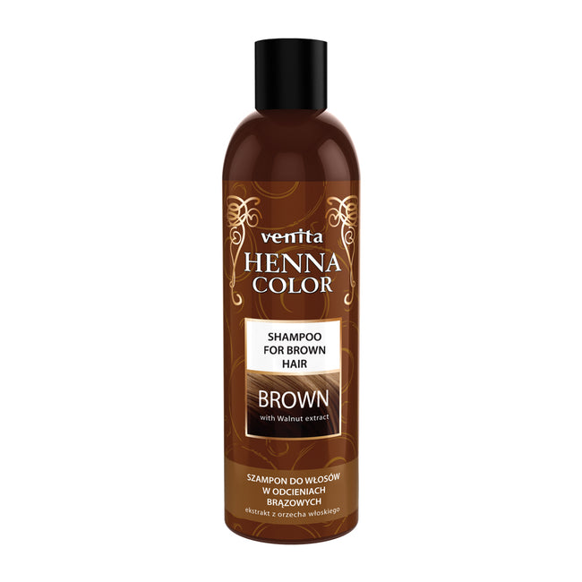 Venita Henna Color Brown szampon ziołowy do włosów w odcieniach brązowych 250ml
