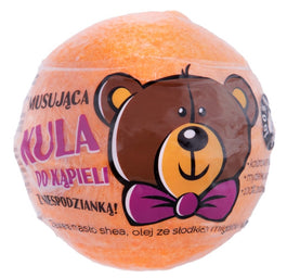 LaQ Kula musująca do kąpieli z niespodzianką Pomarańczowa 120g