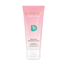 Dermika Clean & More peeling enzymatyczny do cery wrażliwej Cykoria & Keratolina 75ml