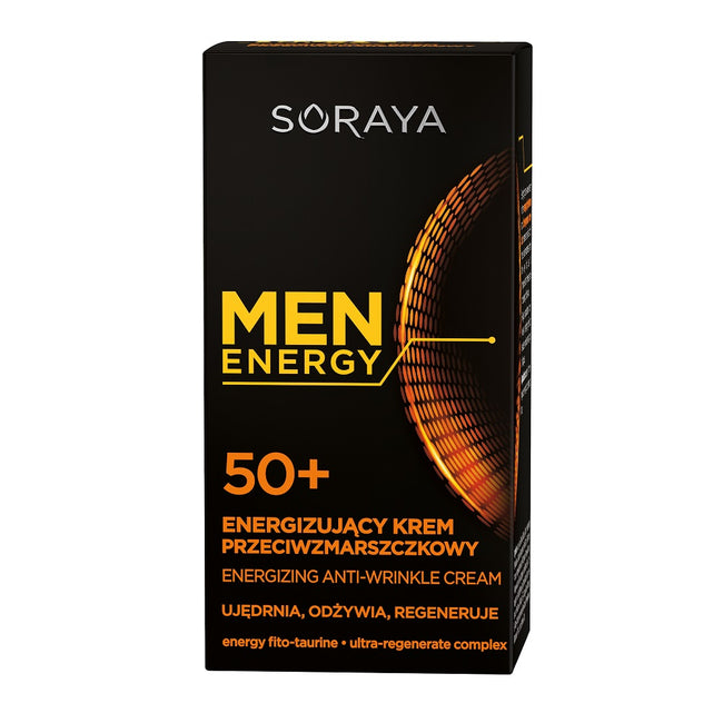 Soraya Men Energy 50+ energetyzujący krem przeciwzmarszczkowy 50ml