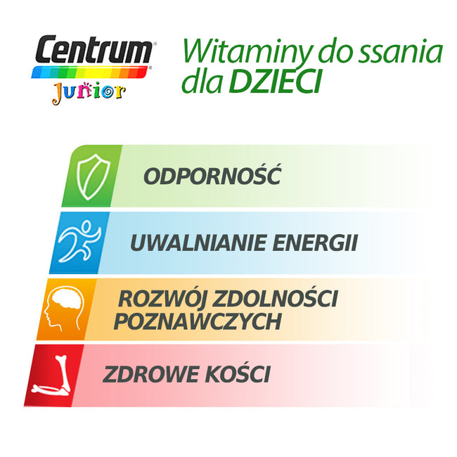 Centrum od A do Z witaminy dla dzieci od 4. roku życia suplement diety 30 tabletek do ssania