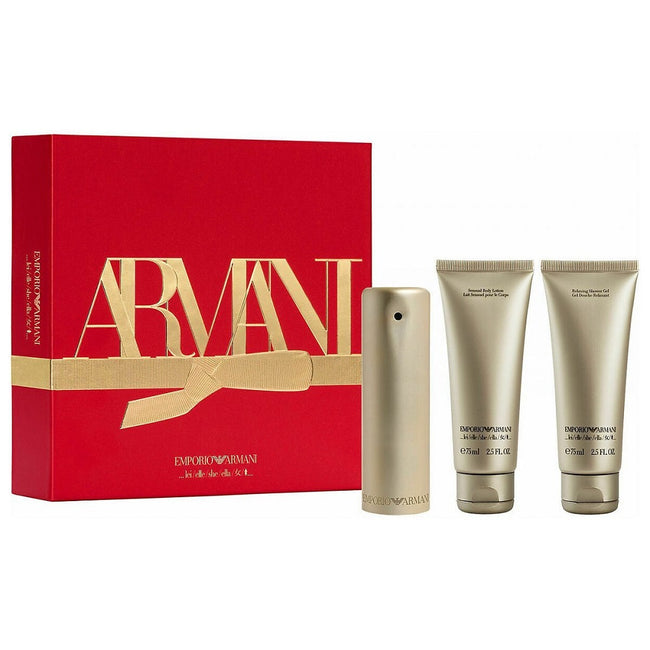 Giorgio Armani Emporio She zestaw woda perfumowana spray 50ml + balsam do ciała 75ml + żel pod prysznic 75ml