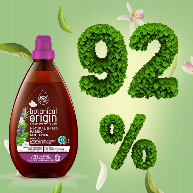Botanical Origin Płyn do zmiękczania tkanin na bazie roślin Świeży Jaśmin i Dzika Lawenda 900ml