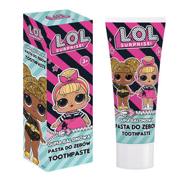 LOL SURPRISE Toothpaste 3+ pasta do zębów dla dzieci Guma Balonowa 75ml