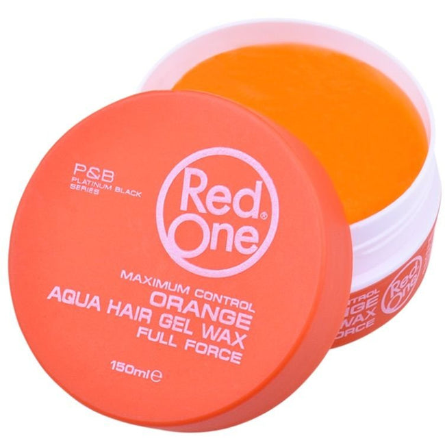 Red One Aqua Hair Gel Wax Full Force wosk do włosów Orange 150ml