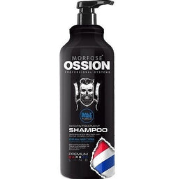 Morfose Ossion Premium Barber Keratin Treatment Shampoo szampon do wszystkich rodzajów włosów bez soli 1000ml