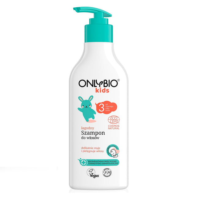 OnlyBio Kids łagodny szampon do włosów od 3. roku życia 300ml