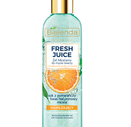 Bielenda Fresh Juice żel micelarny nawilżający z wodą cytrusową Pomarańcza 190g
