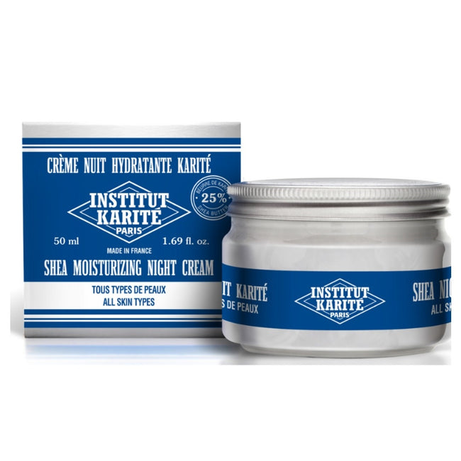 Institut Karite Shea Moisturizing Night Cream krem na noc z masłem Shea wszystkie typy skóry 50ml