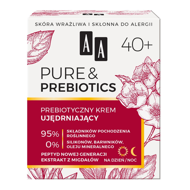 AA Pure&Prebiotics 40+ prebiotyczny krem ujędrniający 50ml