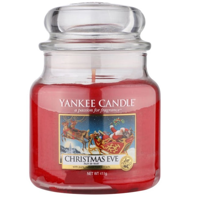 Yankee Candle Świeca zapachowa średni słój Christmas Eve 411g