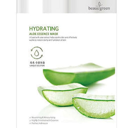 BeauuGreen Hydrating Aloe Essence Mask nawilżająca maseczka do twarzy Aloes 23g