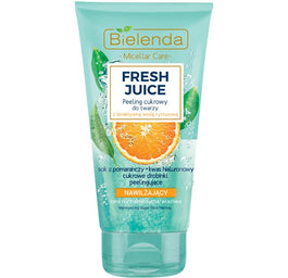 Bielenda Fresh Juice peeling cukrowy nawilżający z wodą cytrusową Pomarańcza 150g
