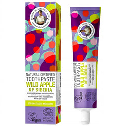 Bania Agafii Natural Toothpaste naturalna pasta do zębów Dzikie Jabłko z Syberii 85g