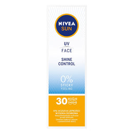 Nivea Sun UV Face Shine Control matujący krem do twarzy z wysoką ochroną SPF30 50ml