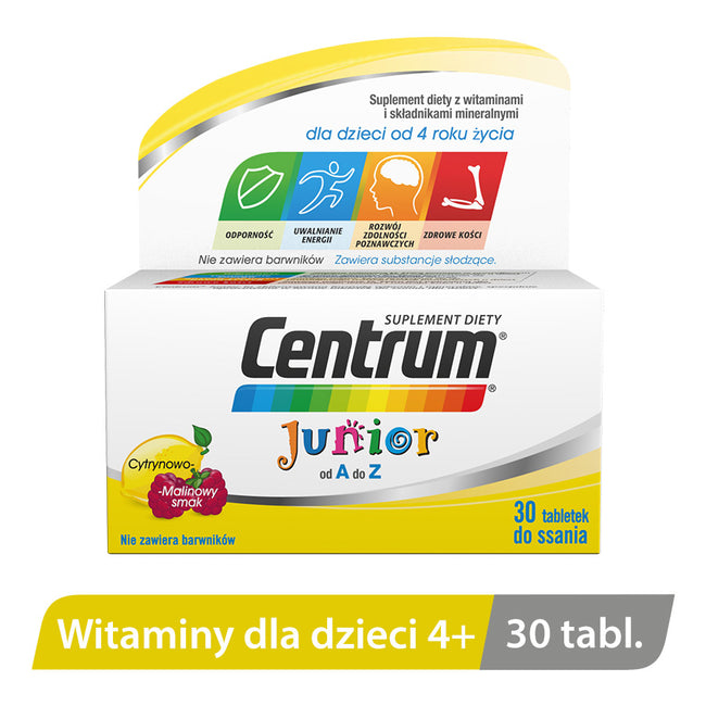Centrum od A do Z witaminy dla dzieci od 4. roku życia suplement diety 30 tabletek do ssania