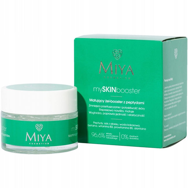 Miya Cosmetics mySKINbooster matujący żel-booster z peptydami do twarzy 50ml