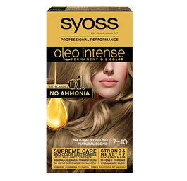 Syoss Oleo Intense farba do włosów trwale koloryzująca z olejkami 7-10 Naturalny Blond