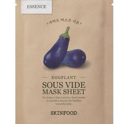 SKINFOOD Eggplant Sous Vide Mask Sheet wygładzająco-nawilżająca maseczka w płachcie 22g