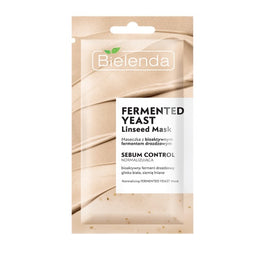 Bielenda Fermented Yeast Linseed Mask normalizująca maseczka z bioaktywnym fermentem drożdżowym 8g