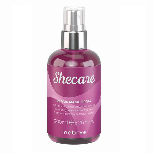 Inebrya Shecare Repair Magic Spray intensywna kuracja rozświetlająco - naprawcza do włosów zniszczonych zabiegami chemicznymi 200ml