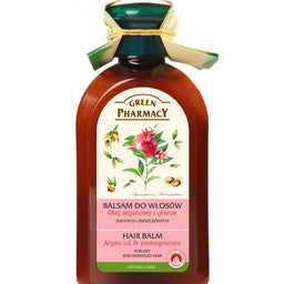 Green Pharmacy Balsam do włosów suchych i zniszczonych Olej Arganowy i Granat 300ml