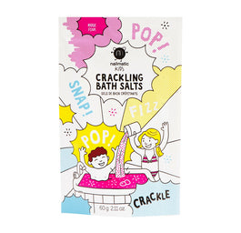 Nailmatic Kids Crackling Bath Salts musująca sól do kąpieli dla dzieci Pink 60g