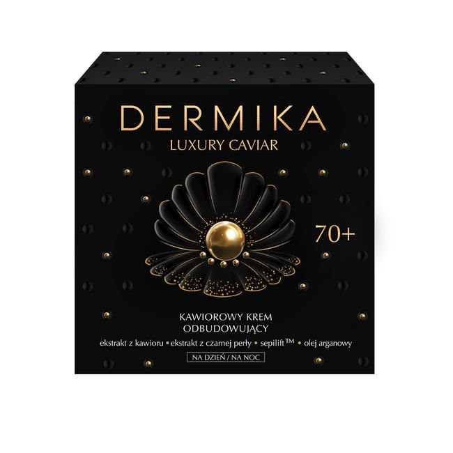 Dermika Luxury Caviar 70+ kawiorowy krem odbudowujący na dzień i noc 50ml