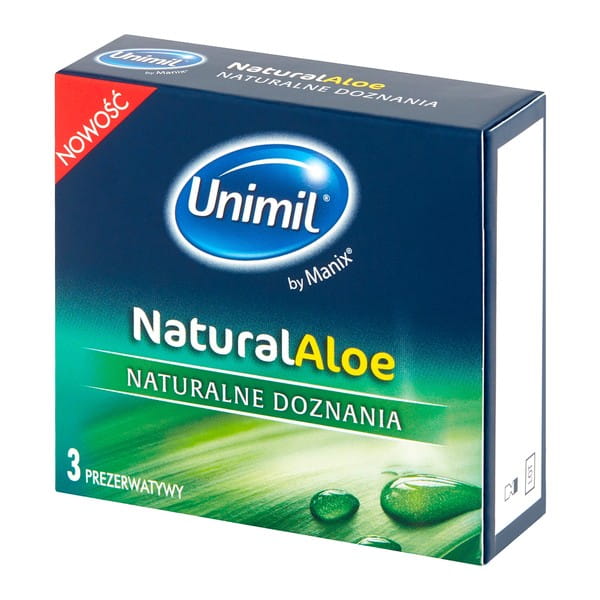 Unimil Natural Aloe lateksowe prezerwatywy 3szt