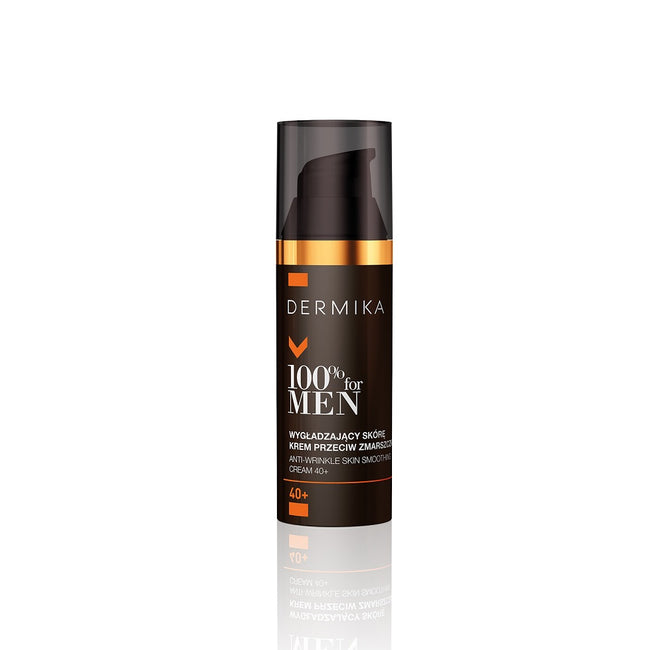 Dermika 100% for Men Cream 40+ wygładzający skórę krem przeciw zmarszczkom na dzień i na noc 50ml