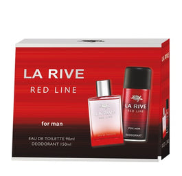 La Rive Red Line For Man zestaw woda toaletowa spray 90ml + dezodorant spray 150ml