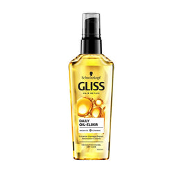 Gliss Kur Daily Oil-Elixir odżywczy eliksir do włosów zniszczonych i suchych do codziennego stosowania 75ml