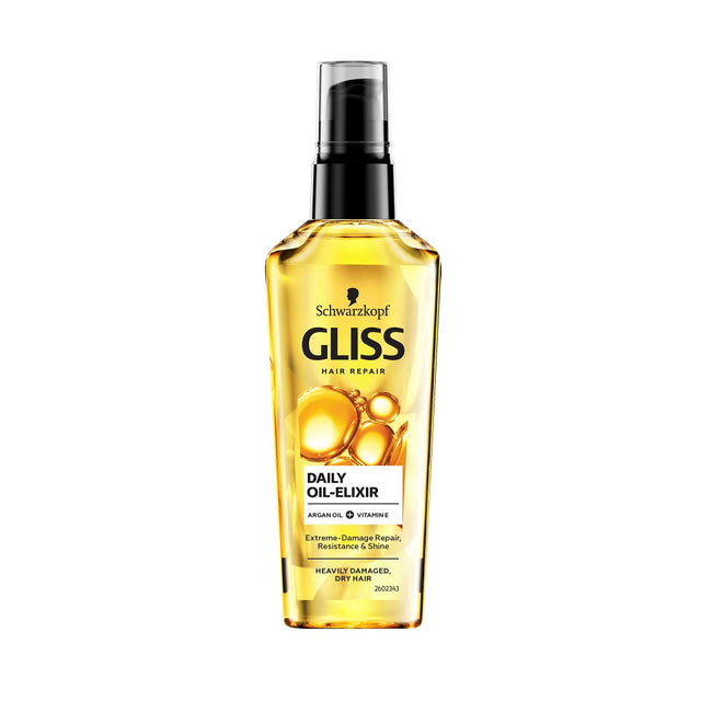 Gliss Kur Daily Oil-Elixir odżywczy eliksir do włosów zniszczonych i suchych do codziennego stosowania 75ml