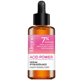 Lirene Acid Power serum wygładzające z hydrolatem z róży stulistnej 30ml