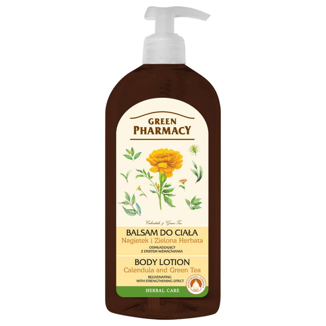 Green Pharmacy Balsam do ciała Nagietek i Zielona Herbata 500ml